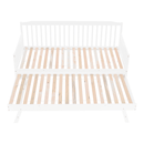 Kinyitható gyerekágy agý, fehér, masszív, PEDREZA