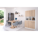 Hatajtós szekrény, fehér/sonoma tölgy, PELION NEW