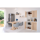 Hatajtós szekrény, fehér/sonoma tölgy, PELION NEW