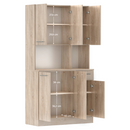 Hatajtós szekrény, sonoma tölgy, PELION NEW