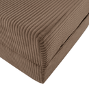 Összecsukható matrac/fotel, 2v1, világosbarna, PELOS