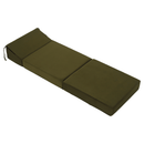 Összecsukható matrac/fotel, 2v1, olivazöld, PELOS