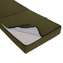 Összecsukható matrac/fotel, 2v1, olivazöld, PELOS