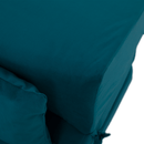 Összecsukható matrac/fotel, 2v1, petróleumzöld, PELOS