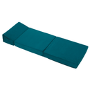 Összecsukható matrac/fotel, 2v1, petróleumzöld, PELOS