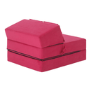 Összecsukható matrac/fotel, 2v1, rózsaszín magenta, PELOS