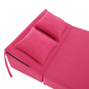 Összecsukható matrac/fotel, 2v1, rózsaszín magenta, PELOS