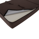 Összecsukható matrac/fotel, 2v1, barna Taupe, PELOS