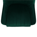 Étkezőszék, smaragd/gold króm-arany, PERLIA