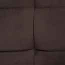 Design fotel, szürkésbarna Velvet/fekete, PETIN