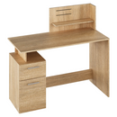 Számítógépasztal, sonoma tölgy, PLATON NEW