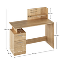 Számítógépasztal, sonoma tölgy, PLATON NEW