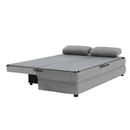 Kanapé ágyfunkcióval, szürke/türkiz, CLIV