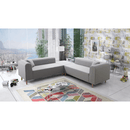 Kanapé, szürke, balos, BROKEN