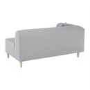 Kanapé, szürke, balos, BROKEN