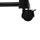 Görgős ruhaálvány, rozsdamentes fém/fekte műanyag, HILAR