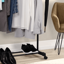 Görgős ruhaálvány, rozsdamentes fém/fekte műanyag, HILAR