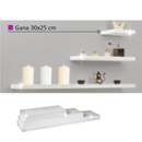 Polc, fényes fehéres, 30x25, GANA FY 11044-5