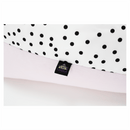 Babzsák, fehér/rózsaszín/szürke, POMPOM