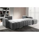 Univerzális ülőgarnitúra, szürke, PORIMA U