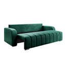 Kinyitható dívány, smaragd, PORIMA