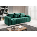 Kinyitható dívány, smaragd, PORIMA