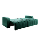 Kinyitható dívány, smaragd, PORIMA
