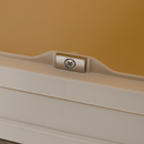 Összecsukható szekrény, fehér/barna, műanyag, POSA TYP 1