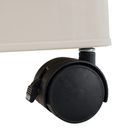 Összecsukható szekrény, fehér/barna, műanyag, POSA TYP 1