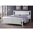 Ágy ágyráccsal, fenyő/fehér, 160x200 LUCAS NEW
