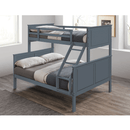 Emeletes szétszedhető ágy, szürke, NEVIL