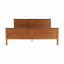 Ágy, tűnyalábos fenyőfa tölgy árnyalatban, 180x200, PROVO NEW