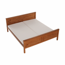 Ágy, tűnyalábos fenyőfa tölgy árnyalatban, 160x200, PROVO