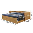 Kinyitható ágy, tölgy, Goreta