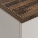 Felsőszekrény üveggel, fehér/északi sosna, jobbos, ROYAL G30S