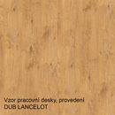 Előlap mosogatógéphez, szürke matt/tölgy lancelot, VEGA ZM 570x446