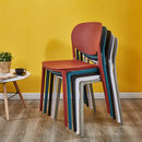 Rakásolható szék, fehér, FEDRA NEW