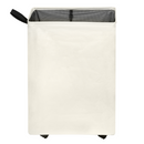 Összecsukható szennyestartó kerekekkel, bézs, PRIOR