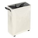 Összecsukható szennyestartó kerekekkel, bézs, PRIOR