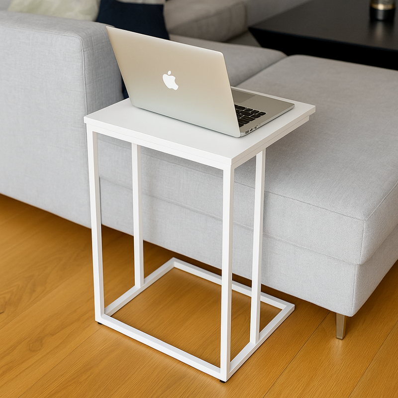 Kisasztal, fehér, KALA