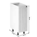 alsószekrény D30, balos, fehér/sosna andersen, PROVANCE