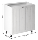 alsószekrény ajtóval D80, fehér/sosna andersen, PROVANCE