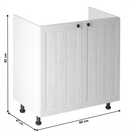 alsó mosogatószekrény D80Z, fehér/sosna andersen, PROVANCE