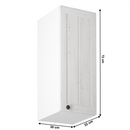 Felsőszekrény G30, jobbos, fehér/sosna andersen, PROVANCE