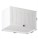 Felsőszekrény G60KN, fehér/sosna andersen, PROVANCE