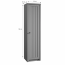 Szekrény S1D, szürke, PROVANCE