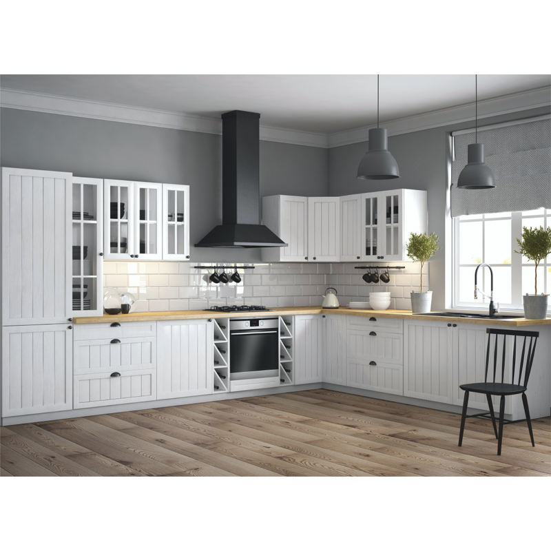 Élelmiszer szekrény D60P, fehér/sosna andersen, balos, PROVANCE