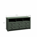 Komód, zöld, PROVANCE K6S