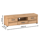 RTV asztal, appalachian tölgy, PUSAN P