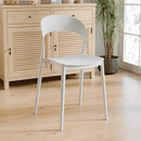 Rakásolható szék, fehér, RADANA NEW